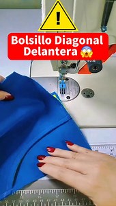 459K views · 6.2K reactions | Increíble técnica para colocar un bolsillo diagonal paso a paso ⛔️  #costura #costuracreativa #sewing #sewingtutorial #fouryou #Compartir #SEGUIR #Seguinos | 혾홊홎홏홐홍혼 혾홍홀혼홏홄홑혼 | Facebook