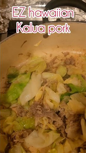 EZ Kalua Pork Cabbage Hawaiian Recipe #kalua #hawaiianrecipe
