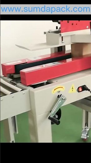 Semi automatic carton box tape sealing machine