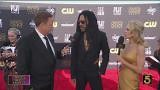 Lenny Kravitz live on the red carpet at the Critics Choice Awards