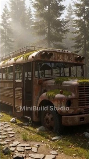 “She Found an Abandoned Bus in the Forest… Look What She Built” #restoration #busconversion