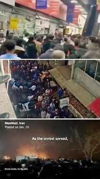 How Anger Erupted as Iranians Buried Protest Victims