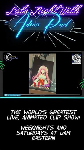 Holographic AI Anime Assistant - Late Night with Adonis Paul
