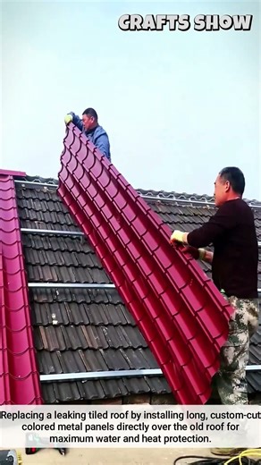Metal Tile Over Old Roof 🏠🛡️