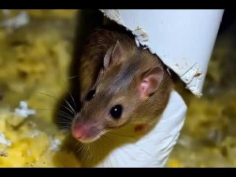A Rat exiting a pipe in an attic. #rodentcontrol #rodentexterminating
