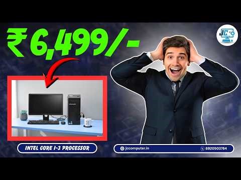 Buy Personal Computer 💻 Intel Core i3 Desktop PC | 4GB RAM 250GB HDD | Dell Monitor ₹6499