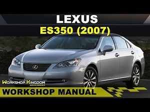 LEXUS ES350 (2007) Workshop Service Repair Manual - English - PDF Download