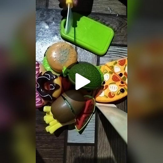 Fun Play with Colorful Plastic Food Toys