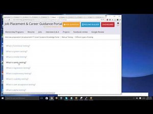 Types Of Testing | Testing Course Online | Software Testing | QA Training VA