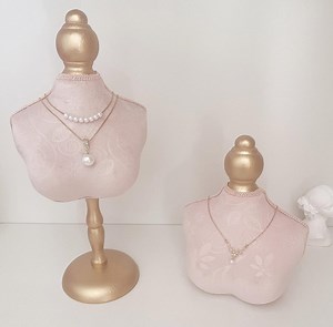 Pink Mannequin Necklace Display Stand: Jewelry Bust Model - Etsy