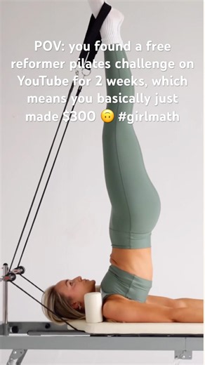 2 week reformer Pilates challenge is out now!! #pilatesreformer #pilatesathome #reformerworkout