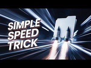 Simple Trick Makes File Explorer Run 3X FASTER!