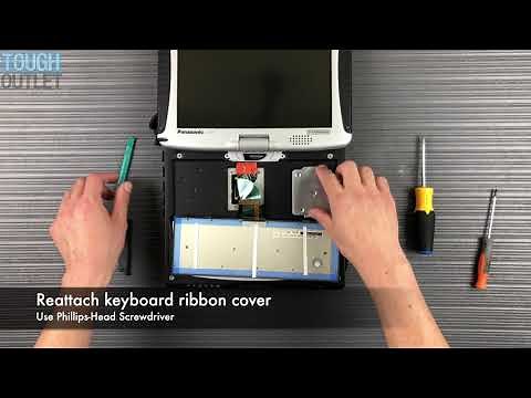 Panasonic Toughbook CF-19: How to install rubber backlit keyboard