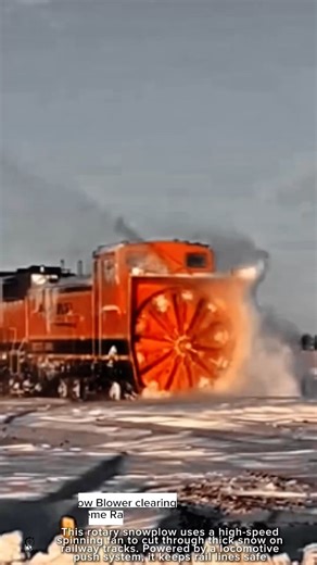 Snow Blower clearing Work Tool for Extreme Railway #worktool