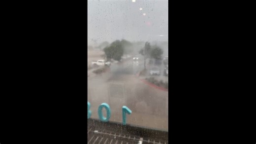 Windy rainstorm hits Avondale on Tuesday