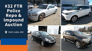 🚗 #32 FTR Police Repo & Impound Auction Browse & Bid Online! https://www.bid-2-buy.com/auctions/detail/bw137241 🔹 Location: Ham Lake, MN 🔹 Inspection By Appt: Friday, March 28th (Call 763-786-9220) 🔹 Ends: Mar 31 @ 7:00pm CST Get your bids in today! | Bid-2-Buy.com