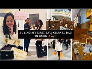 Buying My FIRST Chanel & Louis Vuitton Bags | Paris Luxury Shopping Vlog