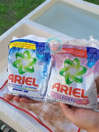 Double Ariel Powder Wash Demonstration
