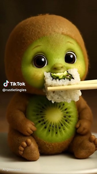 #fruitbaby #babyfruit #sushi #asmr #foodasmr