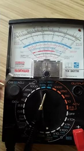 Original Sanwa Multimeter pointer movement