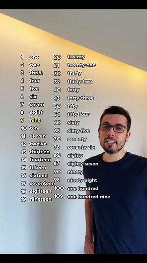 How to count in English? 1 a 100 🤓📚🇺🇸#englishhero #inglesonline #inglesfacil