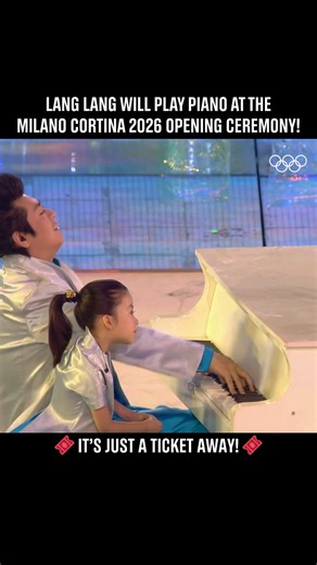 🎹 The world-renowned pianist Lang Lang is getting ready to perform at another Olympic Opening Ceremony! ✨ This was him at #Beijing2008, and on 6 February he'll play at the #MilanoCortina2026 Opening Ceremony. Will you be there in person! 🎟️ There's still time to get a ticket! ➡️ https://oly.ch/4qlMjeP | Olympics