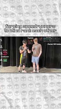 Forcing Silverruns to blind rank speedrunners #minecraft #mcsr #mcsrranked
