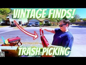 Curbside treasure hunting vintage finds