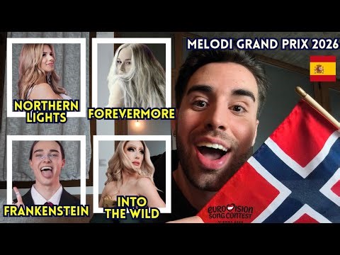 Spanish Reacts to NORWAY MGP 2026 🇳🇴 REACTION 😍 Emma, Mileo, Silke & Skrellex for EUROVISION 2026?