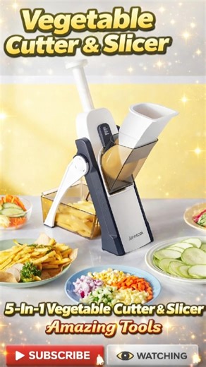 Vegetable Cutter & Slicer | 5 in 1 Smart Tool