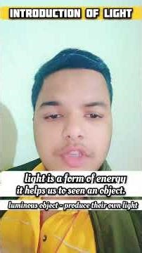 introduction of light