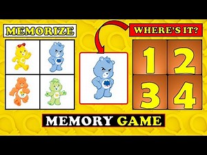 ⏳ Memory Game for Toddlers & Kids! 🎈 Brain Boosting Fun! ⏳ Play, Learn & Improve Focus!