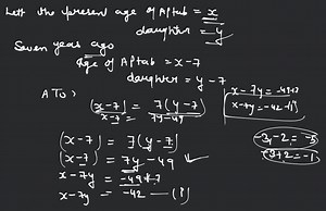 Linear equation in two variables... | Filo