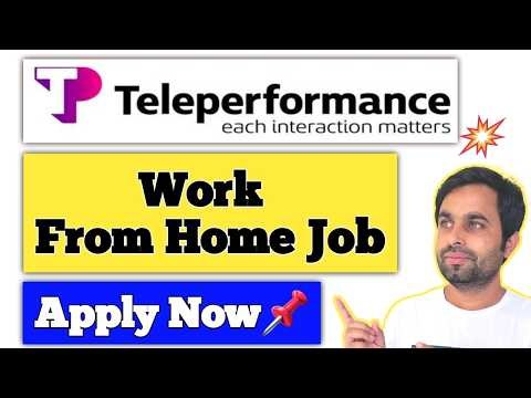 Teleperformance Work From Home Jobs 2026 | Remote Jobs | Freshers Eligible