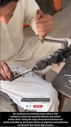 Stainless Steel Dowel Pin Manufacturing Process !! #innovation #tool #tools