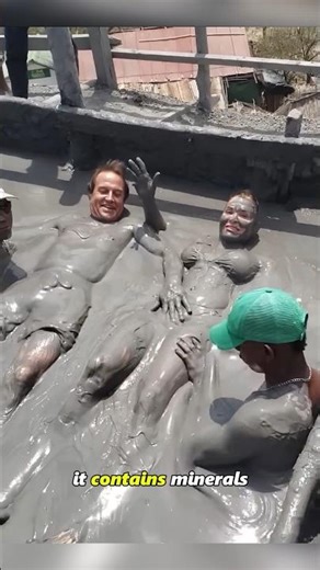 “This Colombian Spa Uses Volcano Ash for Glowing Skin!😂 #shortsfeed