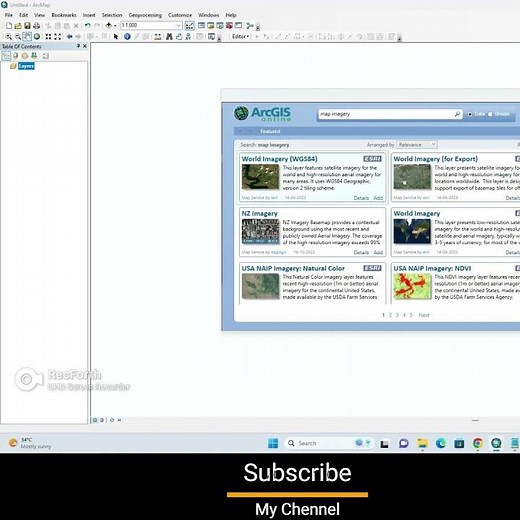 How to add Data from ArcGIS online #gis #qgis3 #googleearth #map #create #mapping