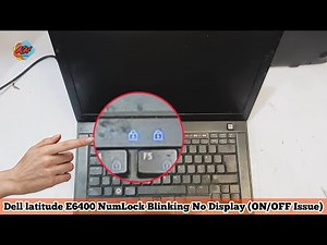 Dell latitude e6400 NumLock blinking Tested and working solution