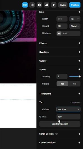 Super quick framer tabs tutorial ⚡️