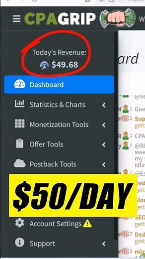 $50 Per Day With CPA Marketing In 3 Easy Steps | CPAGrip Marketing #shorts