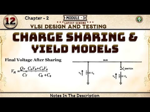 12 Charge Sharing & Yield models Explained Module 2 6th Sem VLSI ECE VTU