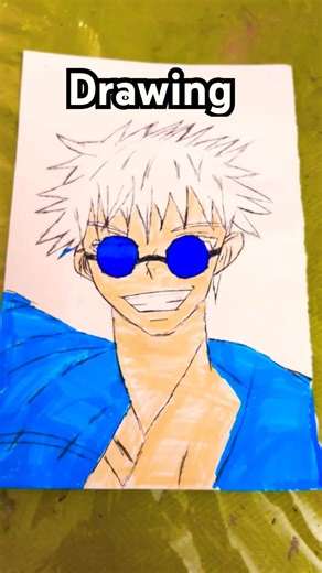 Gojo drawing inspo vs drawing #music #dj #drawing #jujutsukaisen