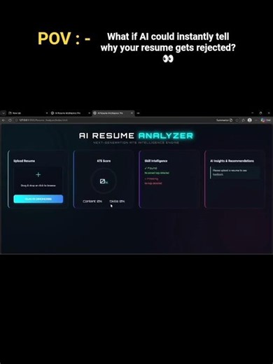 AI Resume Analyzer 🔥 | Python Flask Project That Beats ATS Systems