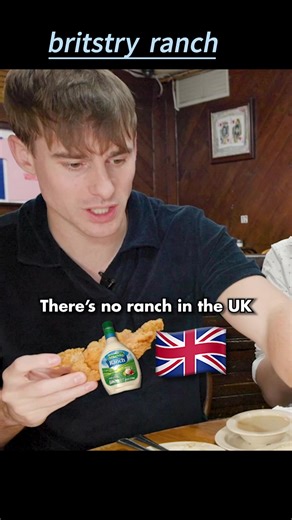 Ranch doesn't exist in the UK #britstry #ranch #tryguys | ranch work