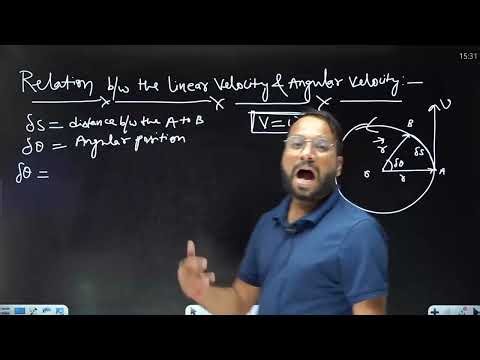 Proof the V=rw#Difference b/w linear velocity and angular velocity#kinematics#dynamics#neet#jee