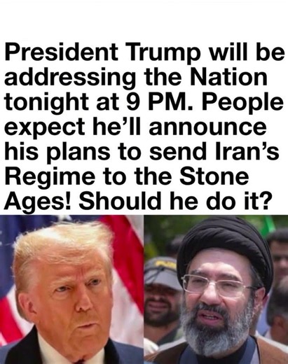President Trump will be addressing the Nation tonight at 9 PM.