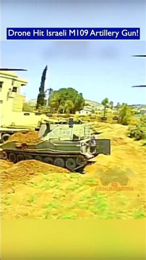M109 Self-Propelled Howitzer Neutralized by FPV Drone in Long-Range Strike!!