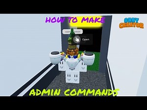 How to make admin commands! | Roblox obby creator (2025)