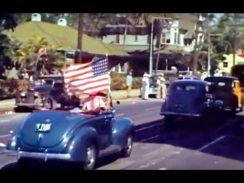 2020 Marks The 75th Anniversary of VJ Day, August 14, 1945. World War II Ends. Honolulu Celebrates.