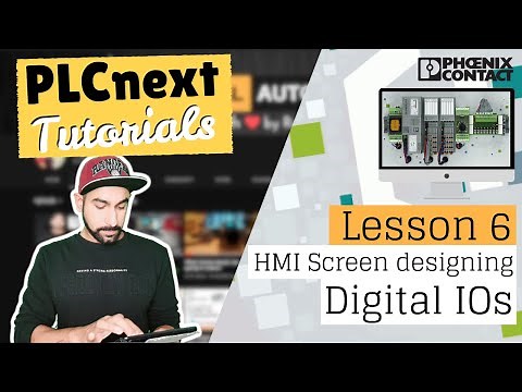 PLCnext Lesson 6 - Designing the HMI for Digital IOs